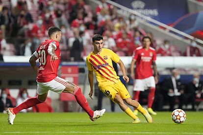 El FC Barcelona se enfrenta al Benfica.