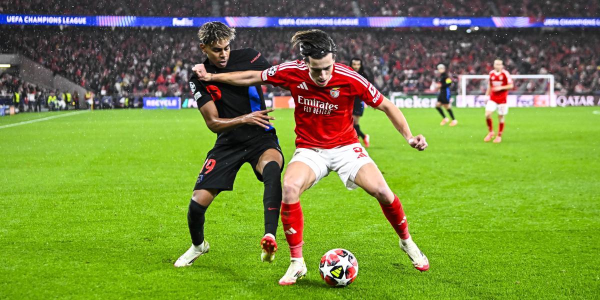 El FC Barcelona se enfrenta al Benfica.