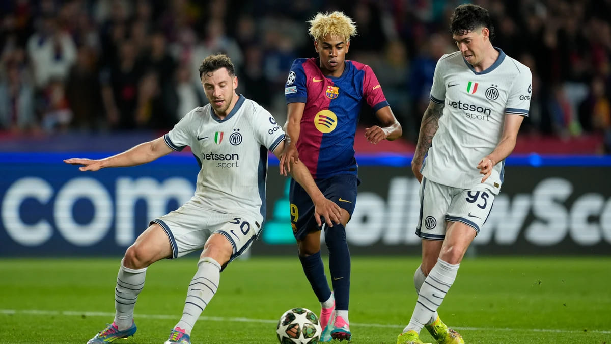 El FC Barcelona se mide frente al Inter de Milán.