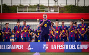 plantilla barça en el gamper